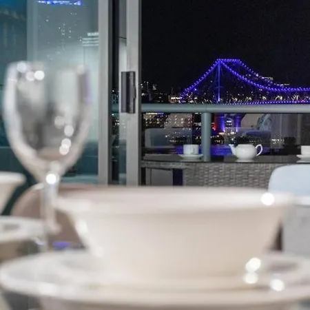 Story Bridge & River View 2B1B Apt W Free Parking! Brisbane Exterior photo