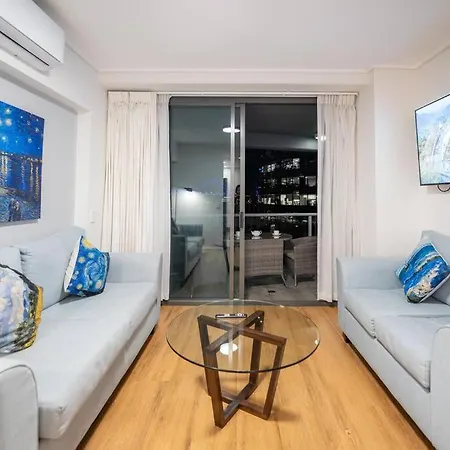 Story Bridge & River View 2B1B Apt W Free Parking! Brisbane Exterior photo